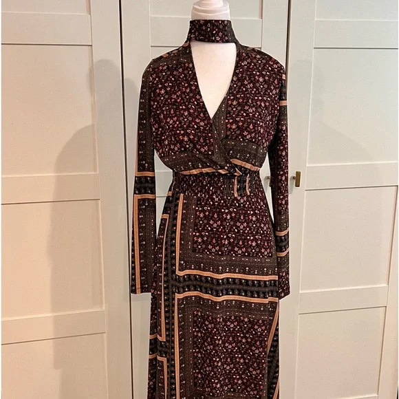 Bcbg generation boho fall midi dress - Picture 4 of 6